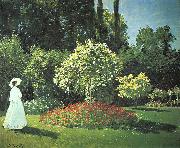 Claude Monet Jeanne-Marguerite Lecadre in the Garden oil painting on canvas